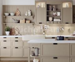 Cuisine Bristol avec îlot couleur terre d'ombre naturelle style rustique scandinave - 4