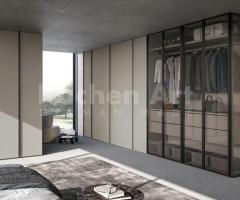 Dressing avec portes en verre fumé : Élégance Contemporaine et Modularité sur Mesure - 2
