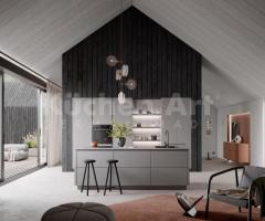 Cuisine béton gris moderne | Esthétique intemporelle & fonctionnalité - 3