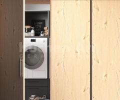 Chêne Sauvage Naturel – Blanc Cristal | Cuisine familiale bois et blanc - 3