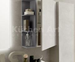 Salle de bains suspendue bois clair et gris | Design épuré - 3